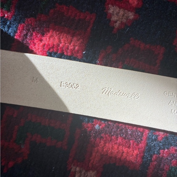 Madewell Tan Leather Belt Size Medium - Picture 8 of 9